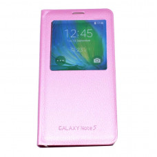 Case Samsung Note 5 Book With Window Pink